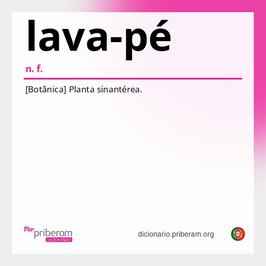 Significado de lava-pé