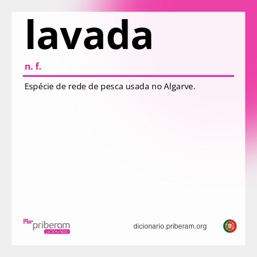 Significado de lavada