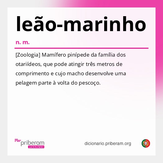 Significado de leão-marinho