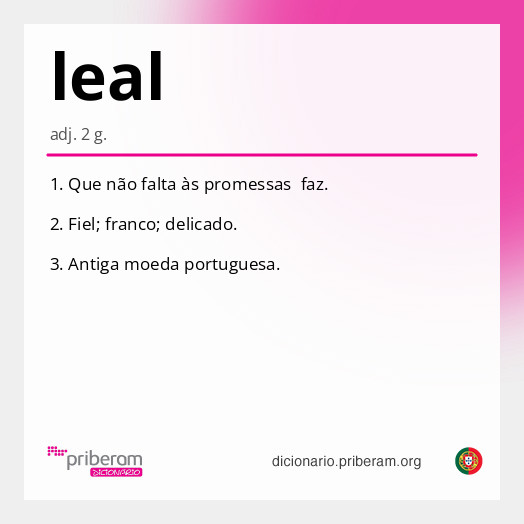 Significado de leal