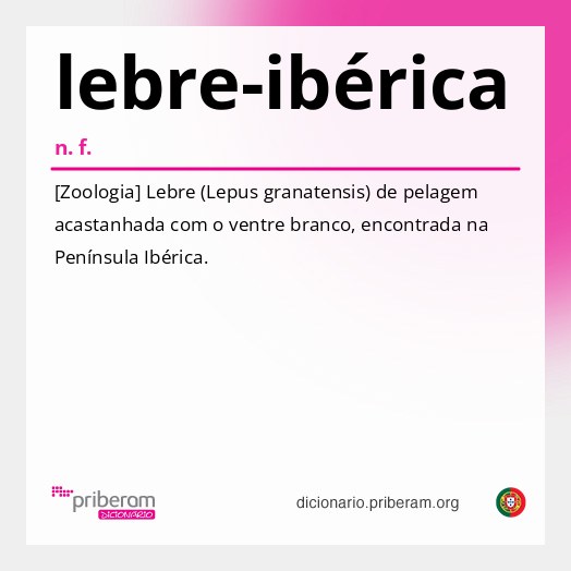 Significado de lebre-ibérica