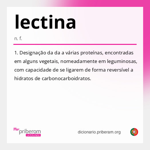 Significado de lectina