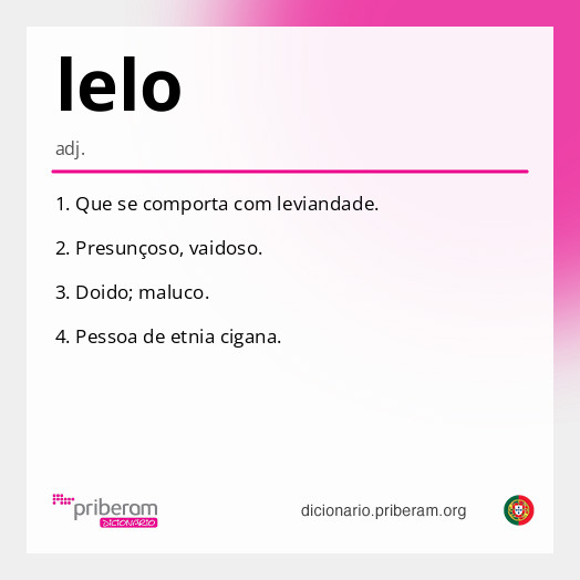 Significado de lelo