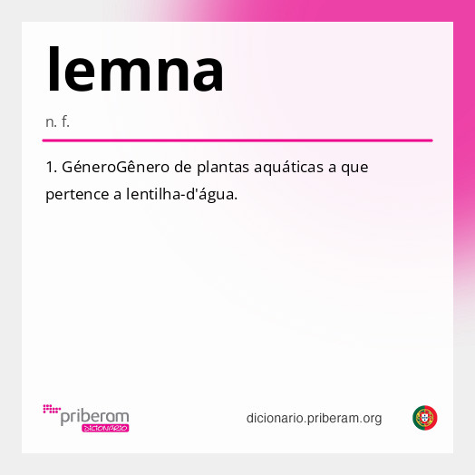 Significado de lemna