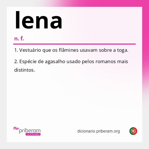 Significado de lena