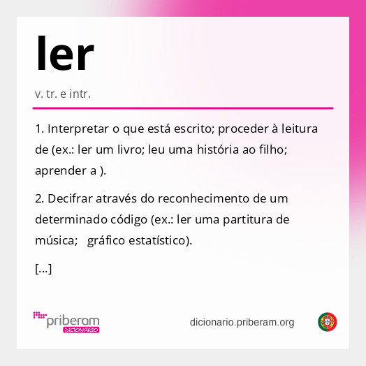 Significado de ler