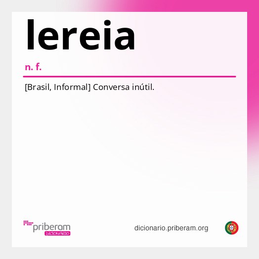 Significado de lereia