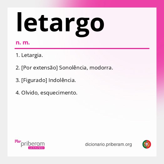 Significado de letargo