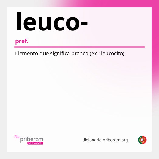 Significado de leuco-