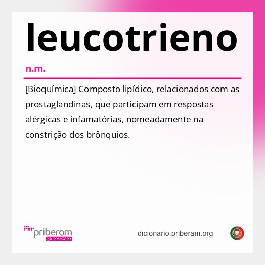 Significado de leucotrieno