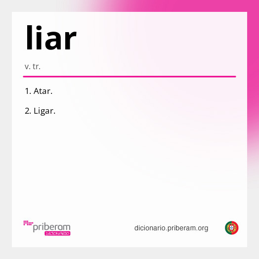 Significado de liar