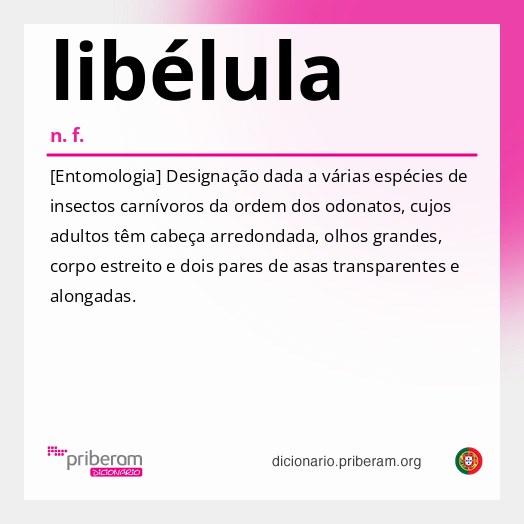Significado de libélula