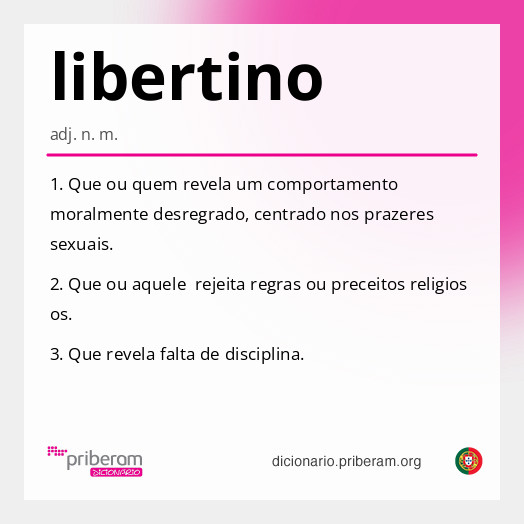Significado de libertino