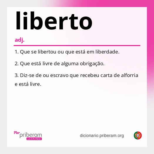 Significado de liberto