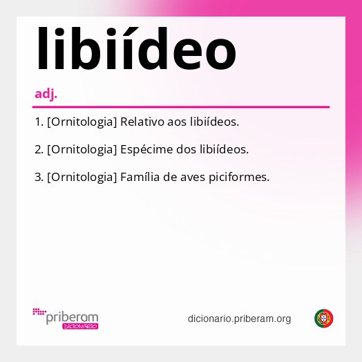 Significado de libiídeo