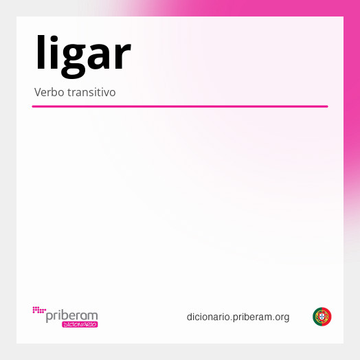 Significado de ligar