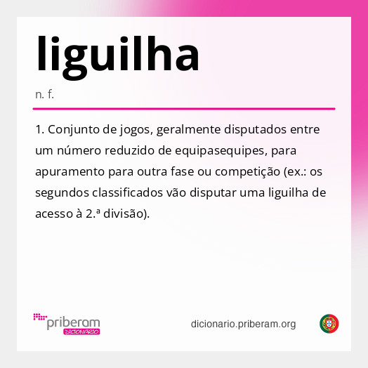 Significado de liguilha