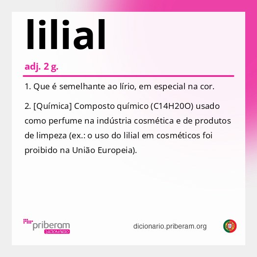 Significado de lilial