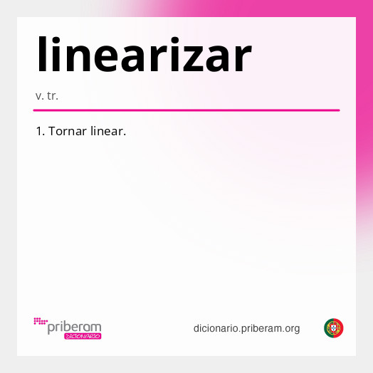 Significado de linearizar