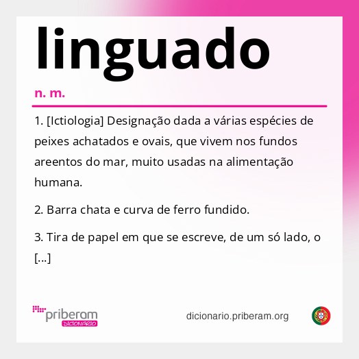 Significado de linguado