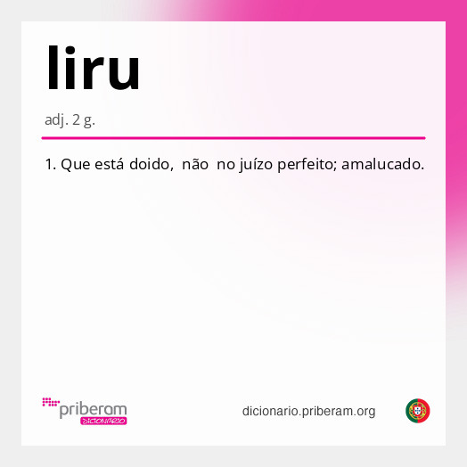 Significado de liru