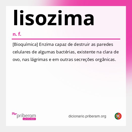 Significado de lisozima