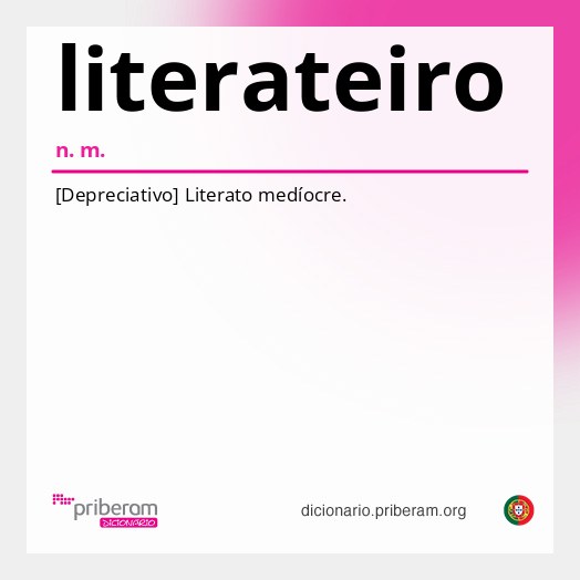 Significado de literateiro