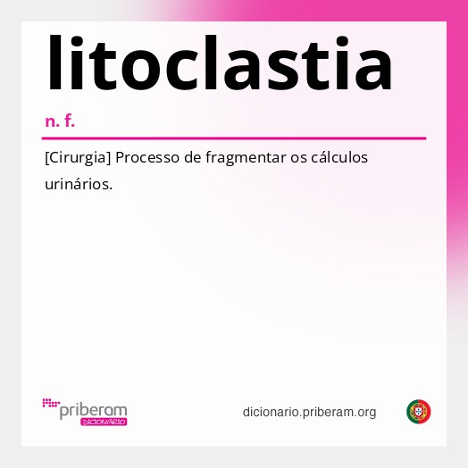 Significado de litoclastia