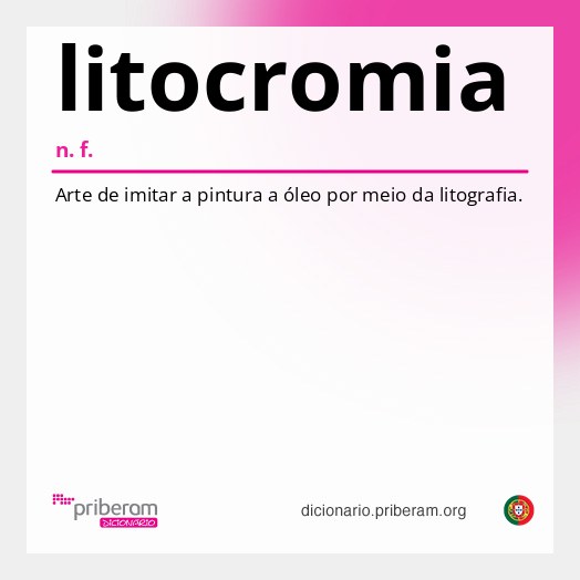 Significado de litocromia