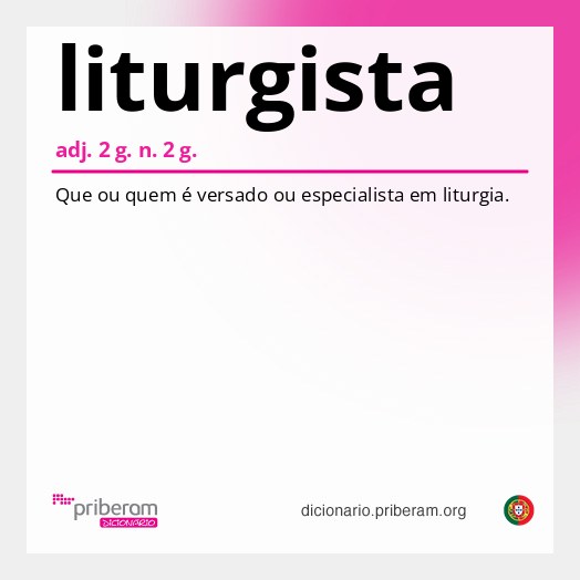 Significado de liturgista