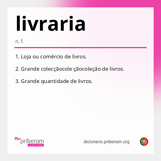Significado de livraria