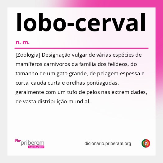 Significado de lobo-cerval