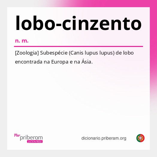 Significado de lobo-cinzento