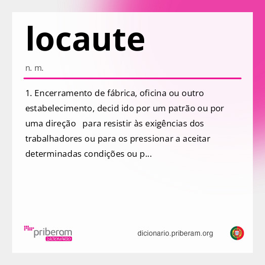 Significado de locaute