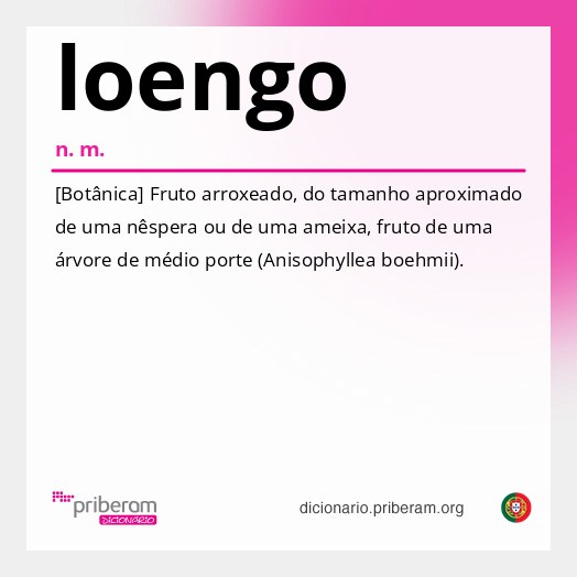 Significado de loengo