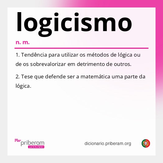 Significado de logicismo