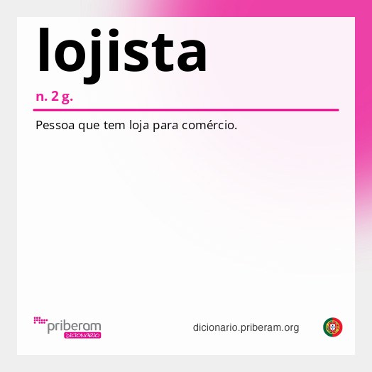 Significado de lojista
