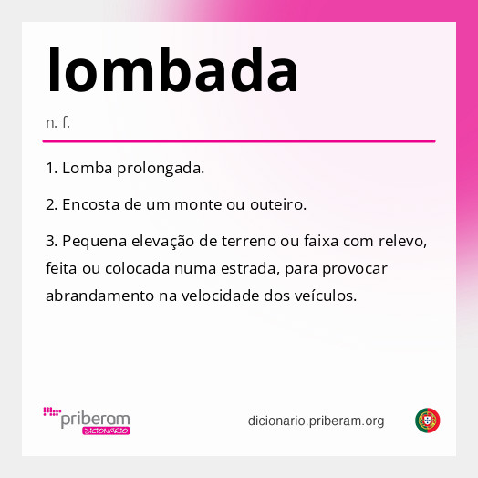Significado de lombada