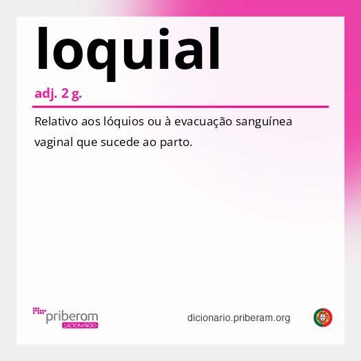 Significado de loquial