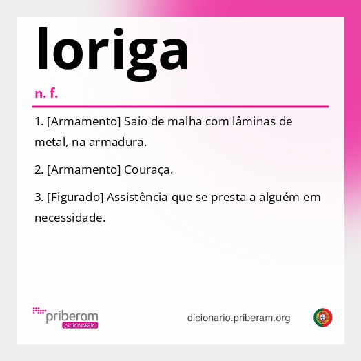 Significado de loriga