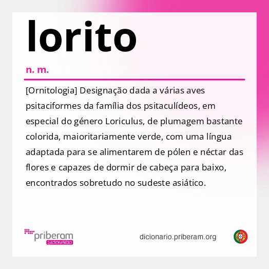 Significado de lorito