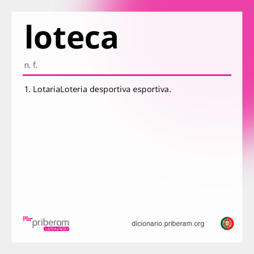 Significado de loteca
