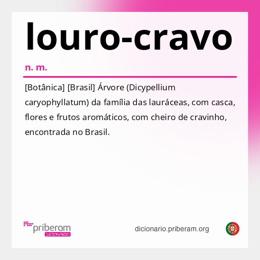 Significado de louro-cravo