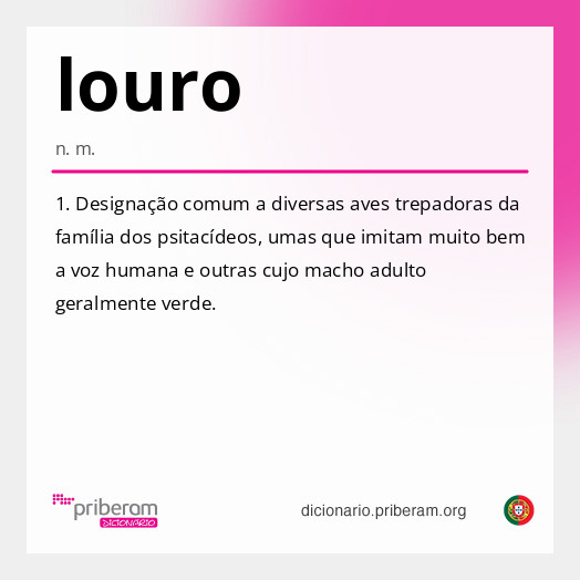 Significado de louro