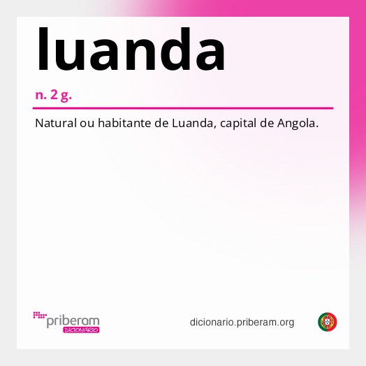 Significado de luanda
