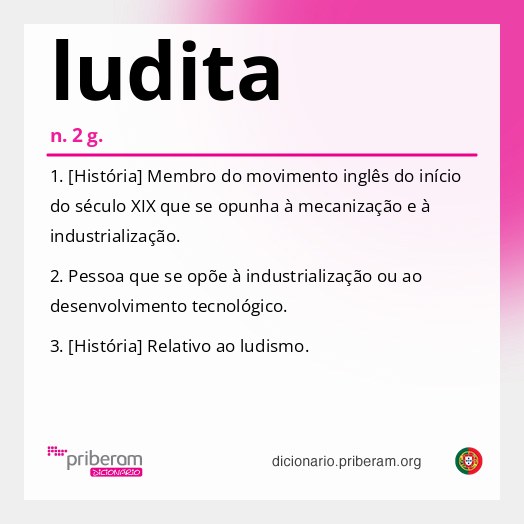 Significado de ludita