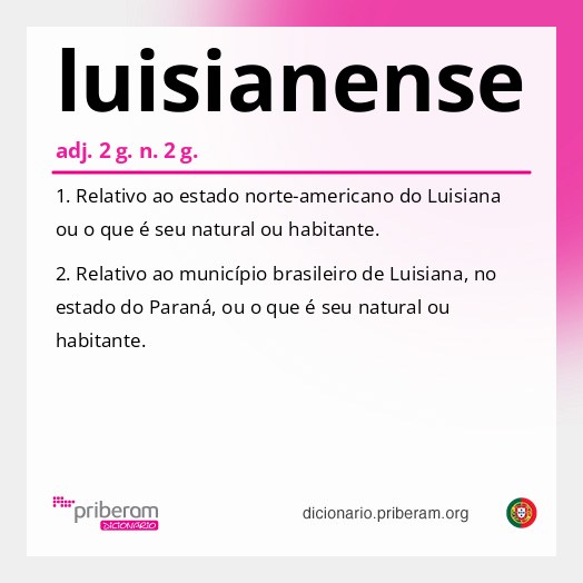 Significado de luisianense