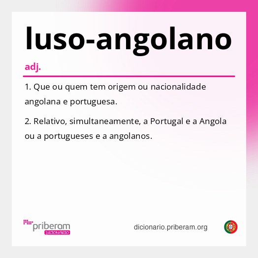 Significado de luso-angolano