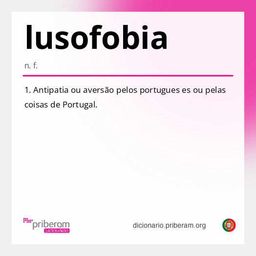 Significado de lusofobia