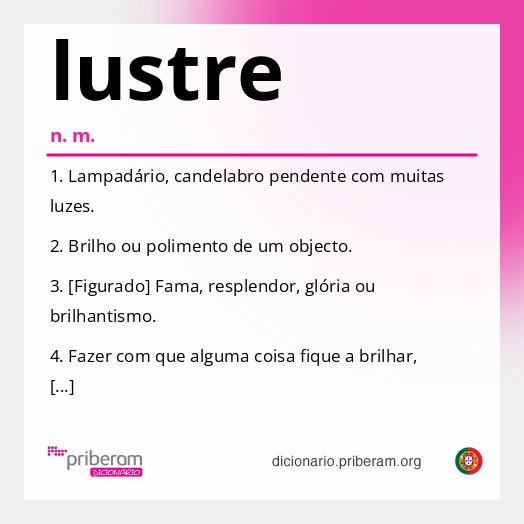 Significado de lustre